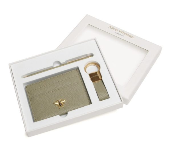 Alice Wheeler Bow Gift Set of Card Holder, Key Ring and Pen - Image 5