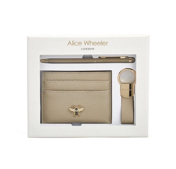 Alice Wheeler Bow Gift Set of Card Holder, Key Ring and Pen - Image 4