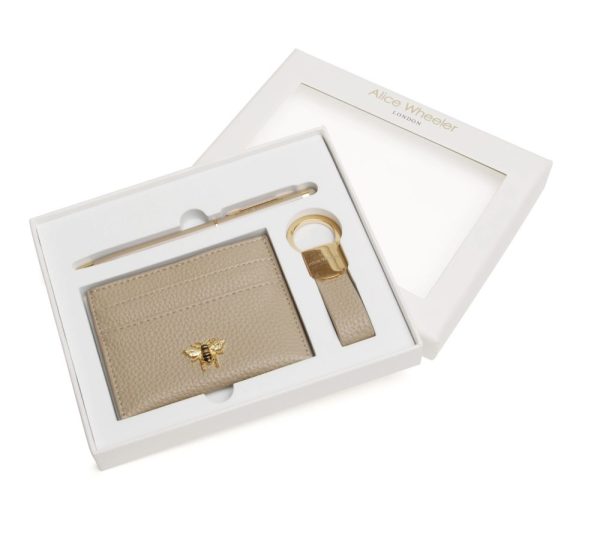 Alice Wheeler Bow Gift Set of Card Holder, Key Ring and Pen - Image 3