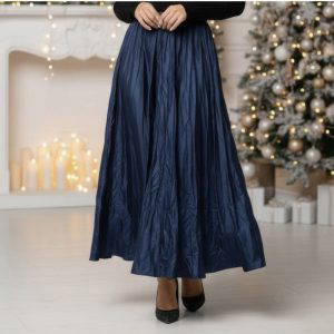 Gabby Crinkle Satin Maxi Skirt