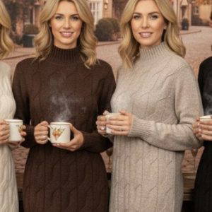 Hazel Cable Knit Dress