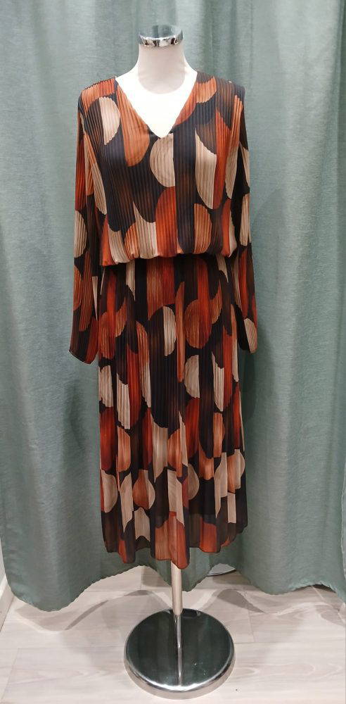 Helena Plisse V Neck Maxi Dress