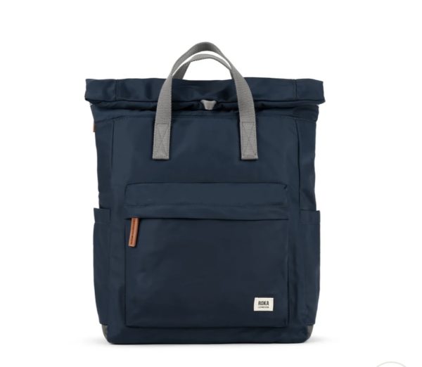 Roka Canfield B Midnight Recycled Nylon Medium Backpack - Image 3