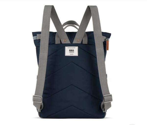 Roka Canfield B Midnight Recycled Nylon Medium Backpack - Image 5