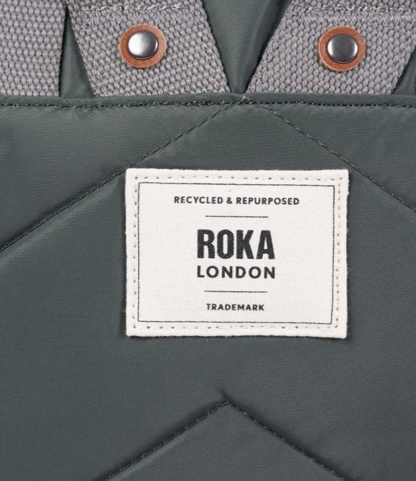 Roka Canfield B Thyme Recycled Nylon Medium Backpack - Image 7