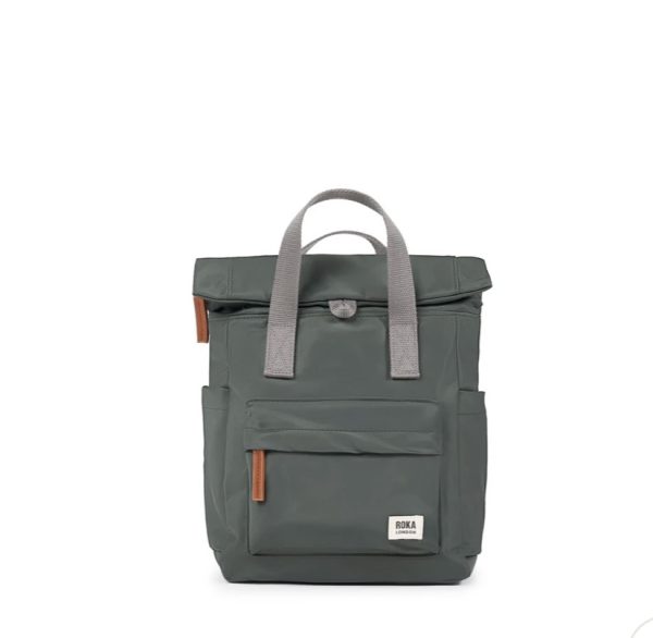 Roka Canfield B Thyme Recycled Nylon Medium Backpack