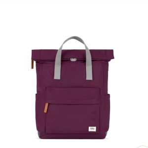Roka Canfield B Royal Burgundy Medium Recycled Nylon Backpack