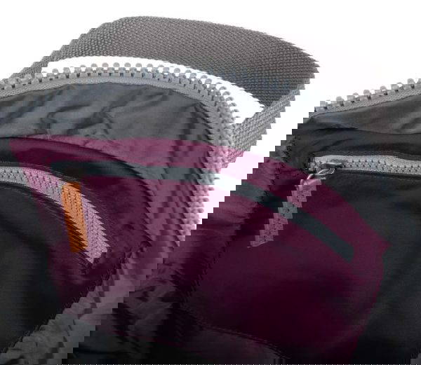 Roka Canfield B Royal Burgundy Medium Recycled Nylon Backpack - Image 3