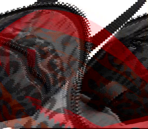 Roka Canfield B Scarlet Leopard Print Medium Recycled Canvas Backpack - Image 6