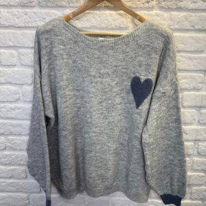 Demi Heart Detail Jumper