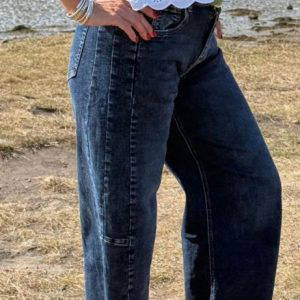 Kara Barrel Leg Denim Jeans