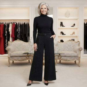 Ursula Sparkle Wide Leg Trousers