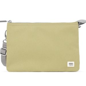 Roka Carnaby XL Khaki Crossbody Bag