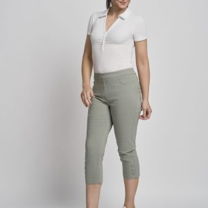 Pinns 408C Heather Figure Sculpting Crop Trousers