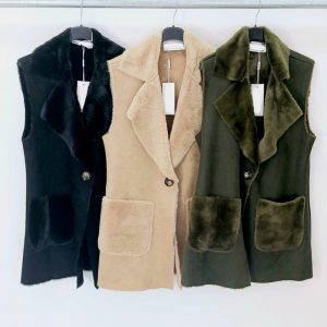 Grace Faux Shearling Gilet