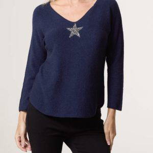 Finn Diamante Star Jumper