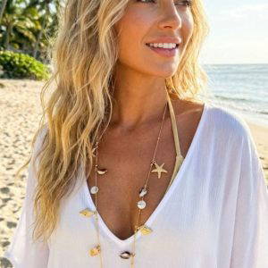 Envy 4799 Long Seashell Necklace
