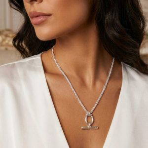 Envy 4865 Short Silver Necklace