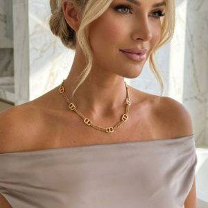 Envy 4875 Short Gold Necklace