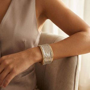 Envy 4896 Bangle in Gold & Silver