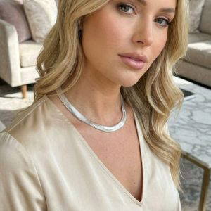 Envy 4936 Short Necklace in Gold & Silver