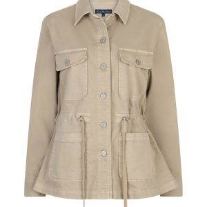 Red Button Robie Jacket in Pebble