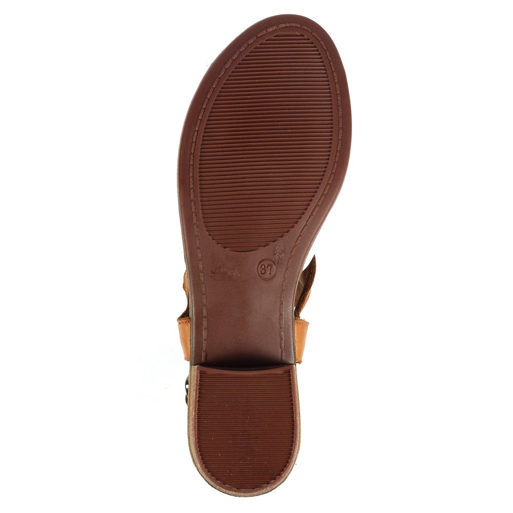 Lunar Jaden White Leather Sandal - Image 10