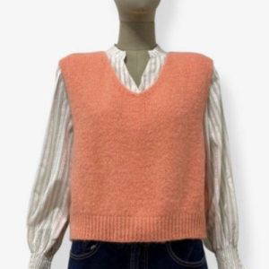 Asha Short Sleeveless Knitted Top