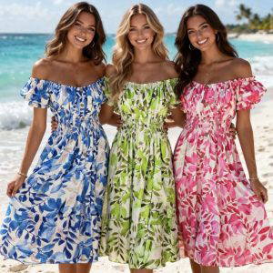 Erin Bardot Style Midi Dress