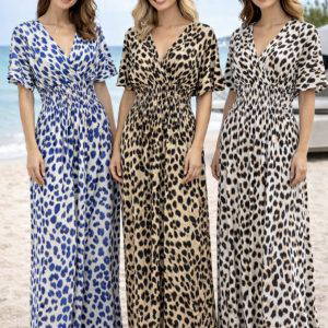 Piper Leopard Print Maxi Dress