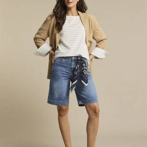 Red Button Kate Bermuda & Scarf Shorts