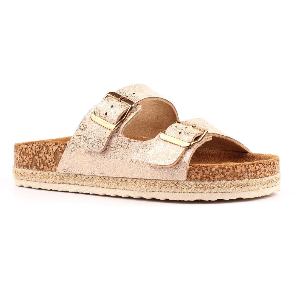 Lunar Soda Gold Sandals - Image 2