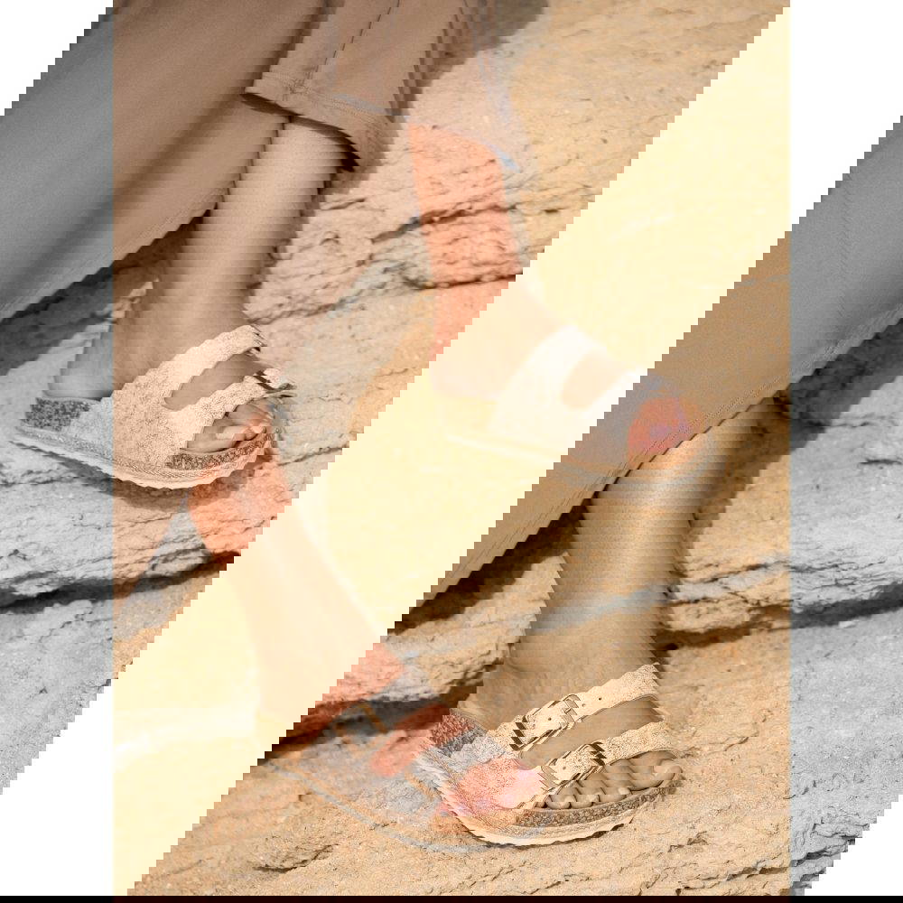 Lunar Soda Gold Sandals