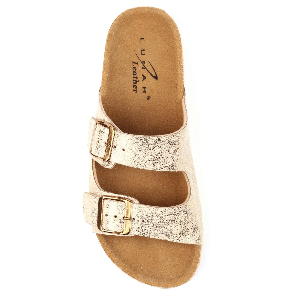 Lunar Soda Gold Sandals - Image 4