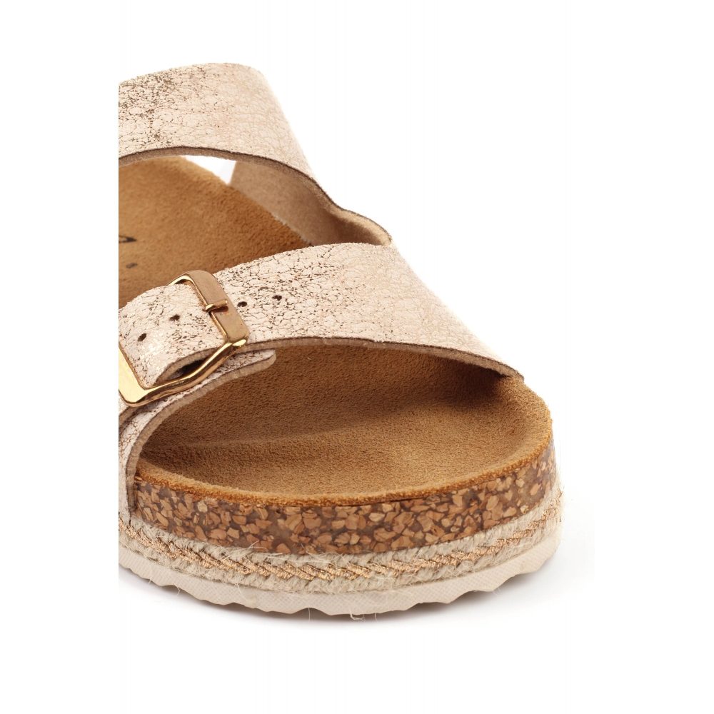 Lunar Soda Gold Sandals - Image 3