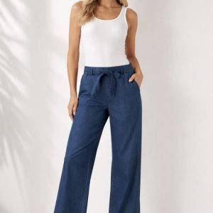 Red Button Conny Palazzo Denim Rinse Jeans