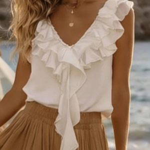 Raye Frill Detail Top