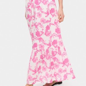 Saint Tropez ZusSZ Skirt - Pink Big Porcelain Flowers - Pink