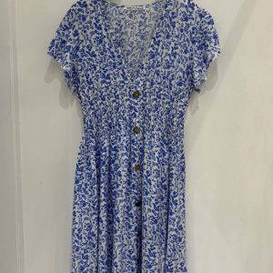 Trisha Ditsy Print Midi Dress