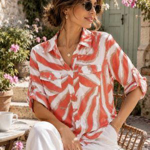 Jen Print Blouse