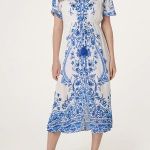 Trinity Baroque Print Dress