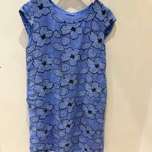 April Embroidered Sequin Tunic Dress