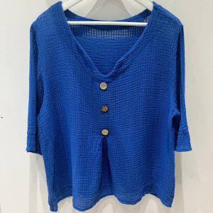 Cleo Button Top