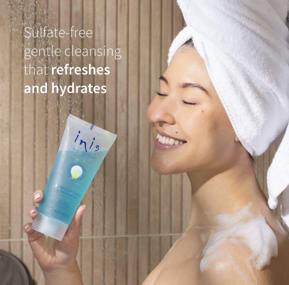 Inis Refreshing Bath & Shower Gel 200ml - Image 4