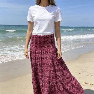 Pearl Shirred Skirt/Dress