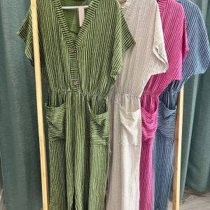 Reagan Stripe Jumpsuit