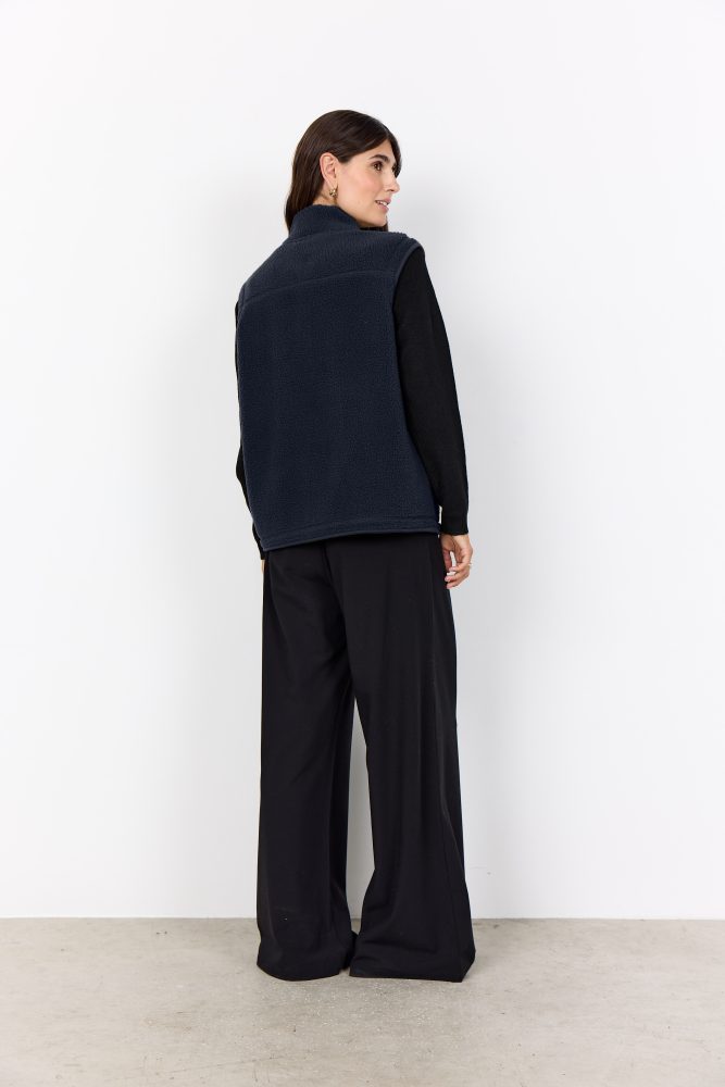 Soya Concept Navy Onyx 3 Waistcoat Gilet - Image 4