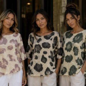 Wren Leopard Print Light Knit