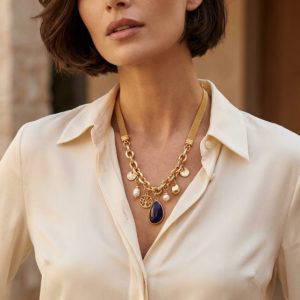 Envy 4765 Charm Detail Necklace