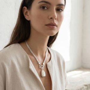 Envy 504 Short Necklace in Gold & Silver